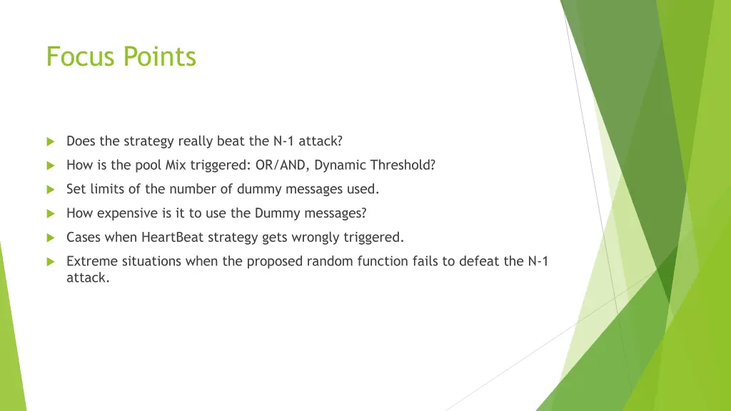 focus points
