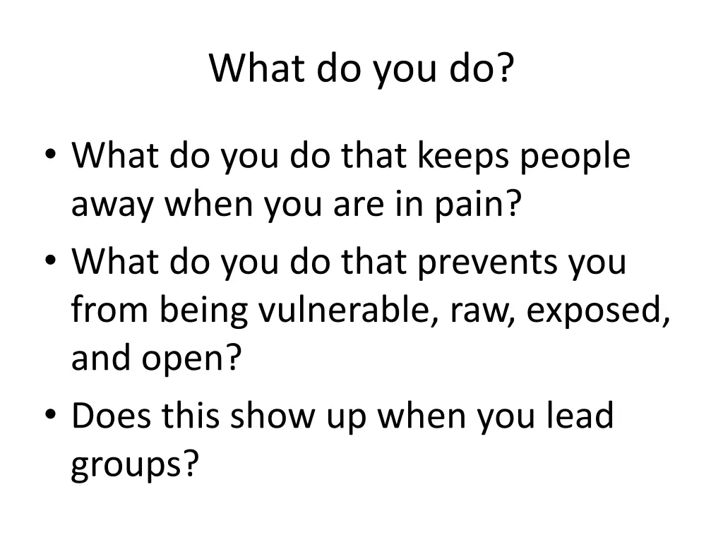 what do you do