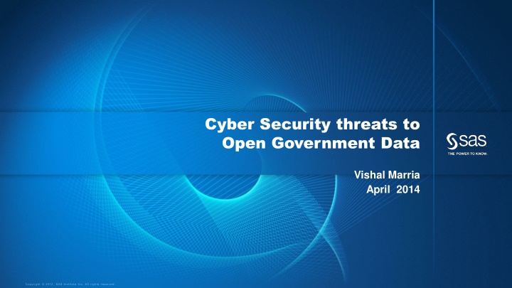 cyber security threats to open government data