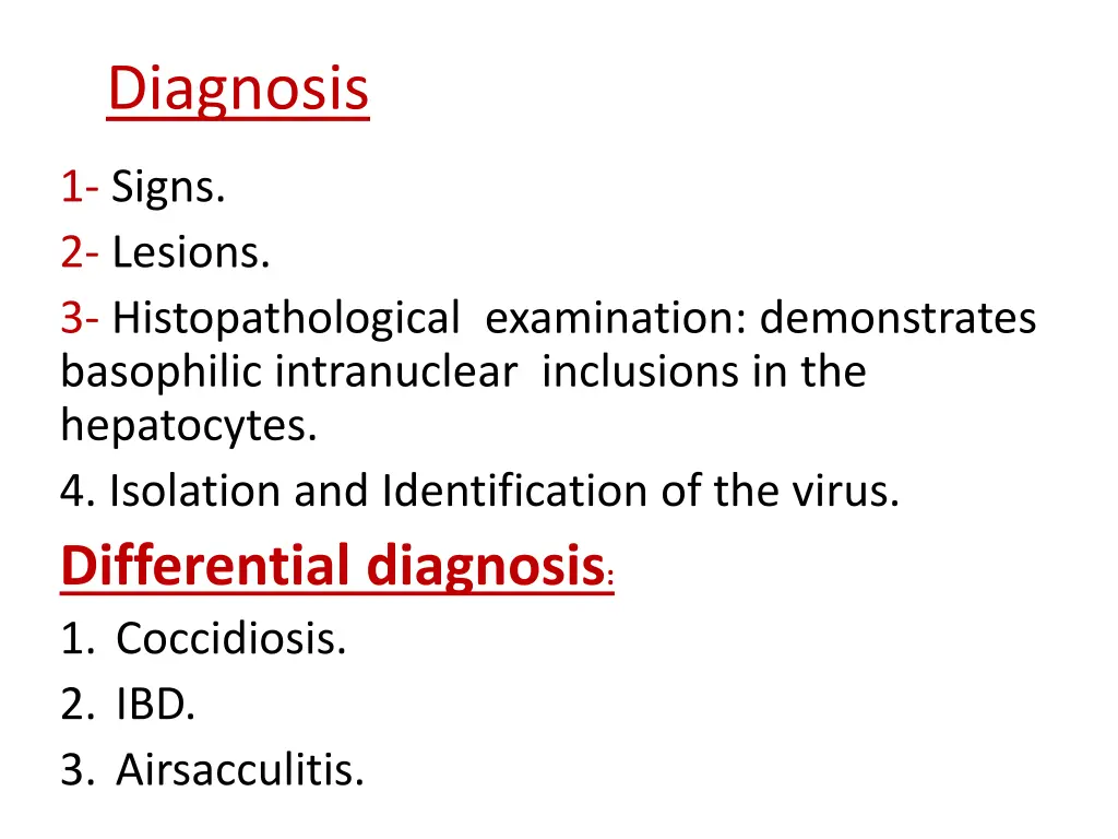 diagnosis