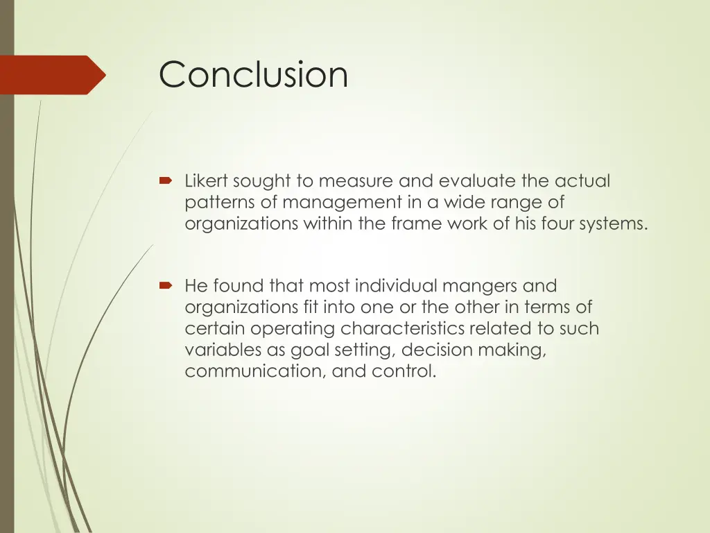 conclusion