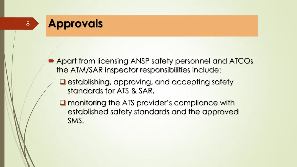 approvals