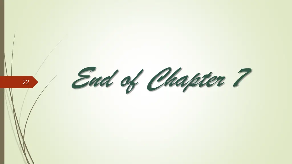 end of chapter 7