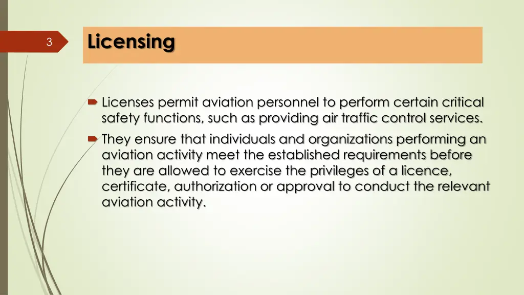licensing
