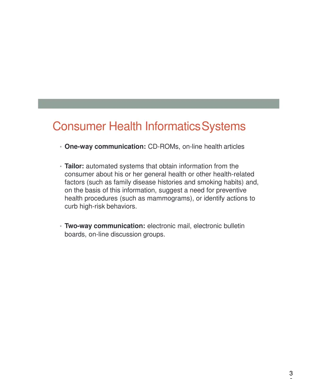 consumer health informaticssystems 1