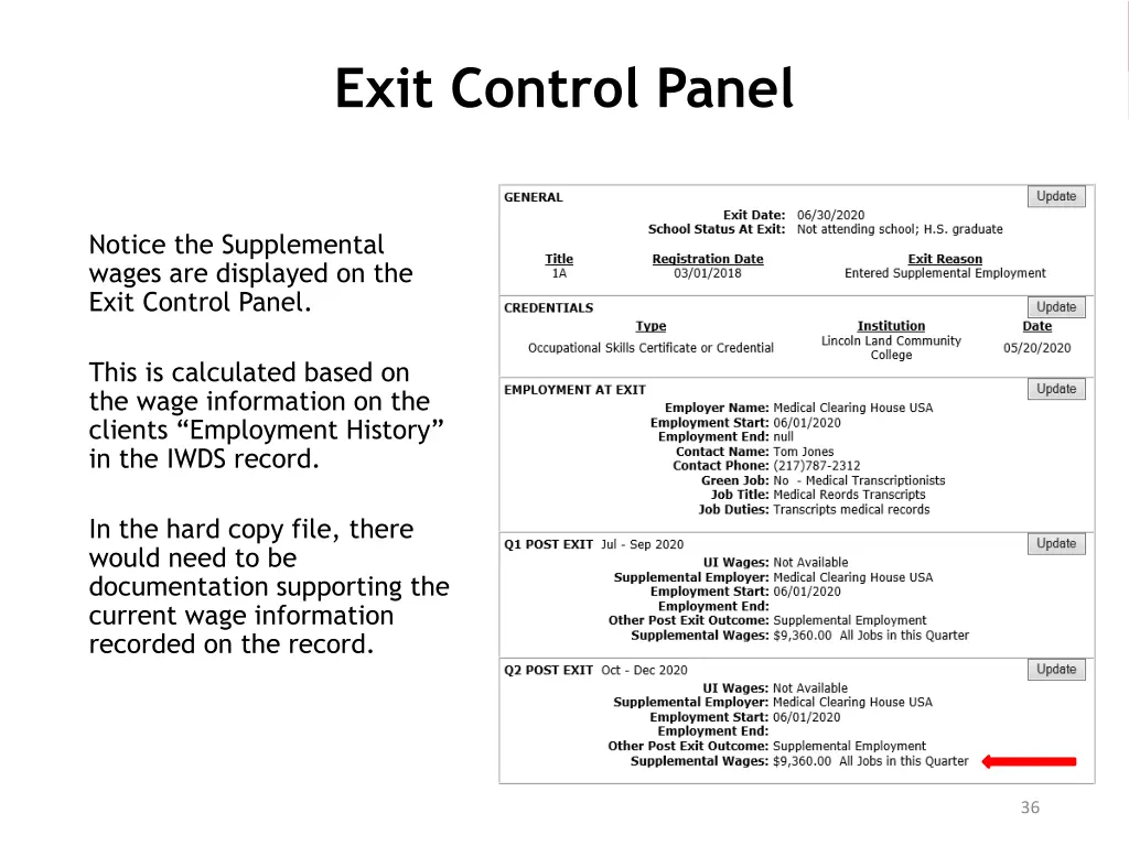 exit control panel 3