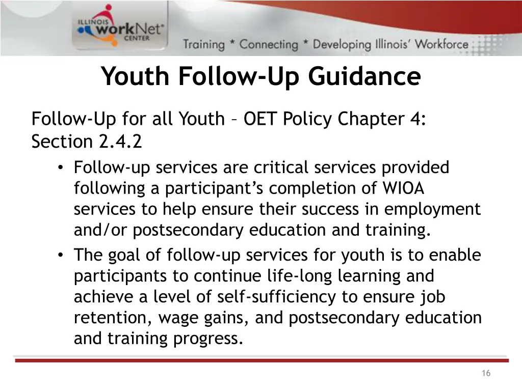 youth follow up guidance