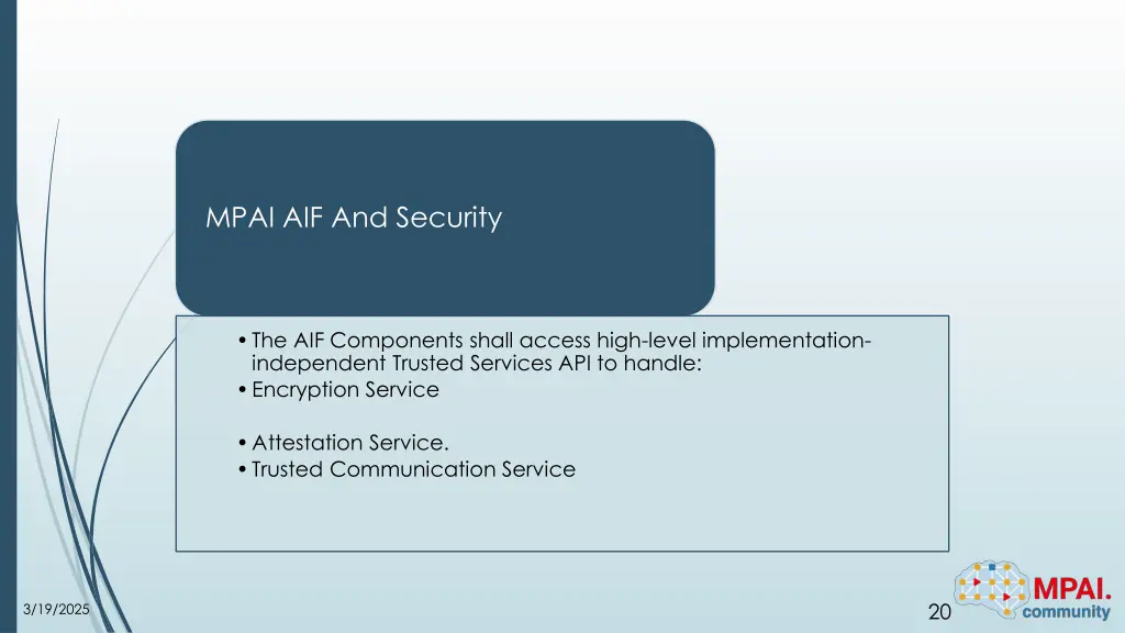 mpai aif and security