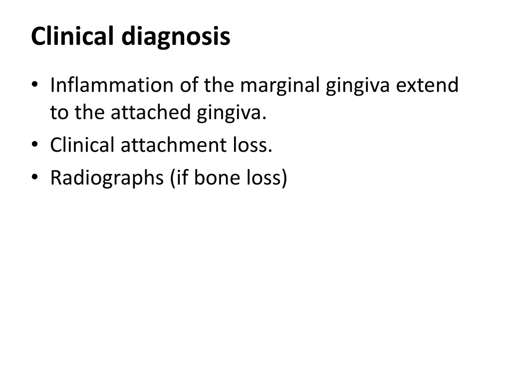 clinical diagnosis