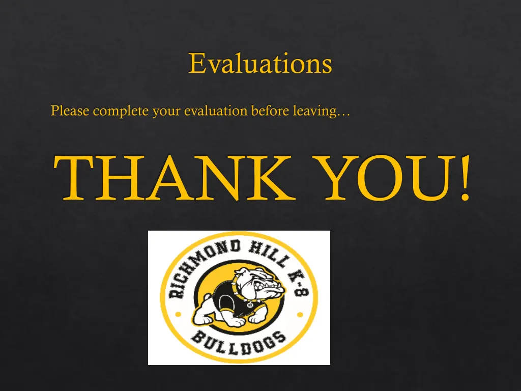 evaluations