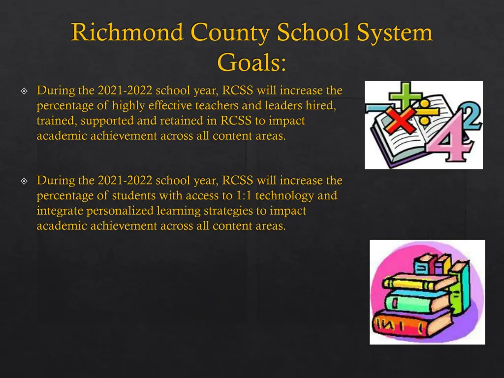 richmond county school system goals during