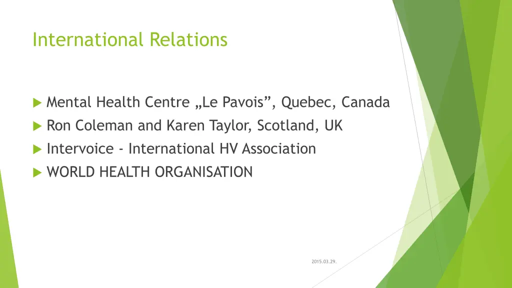 international relations