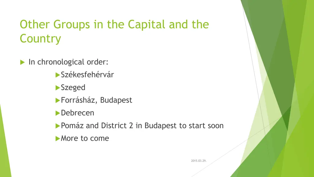other groups in the capital and the country