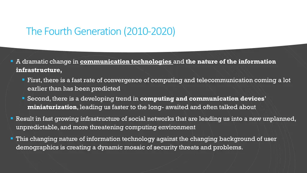 the fourth generation 2010 2020