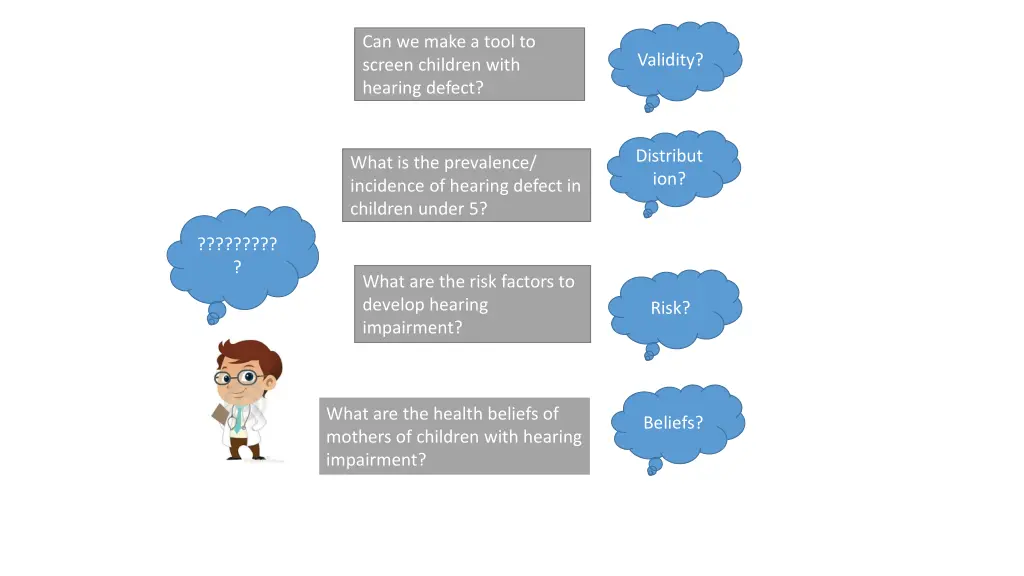 can we make a tool to screen children with