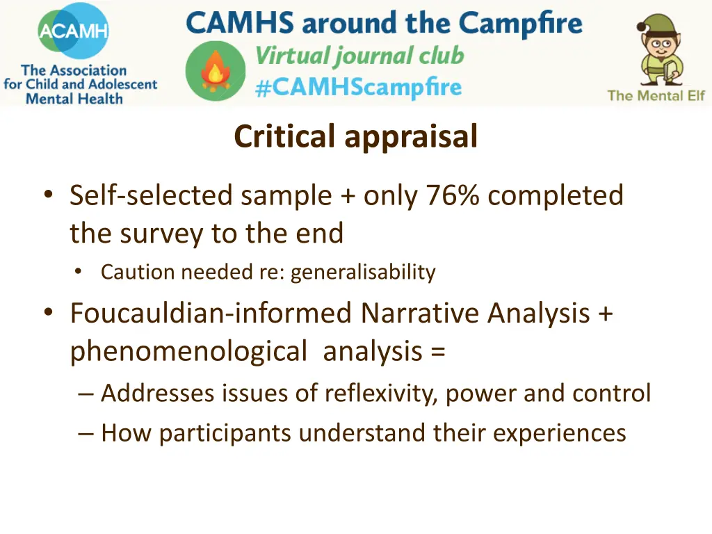 critical appraisal 1