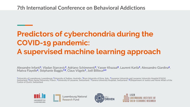 7th international conference on behavioral