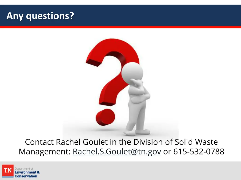 any questions