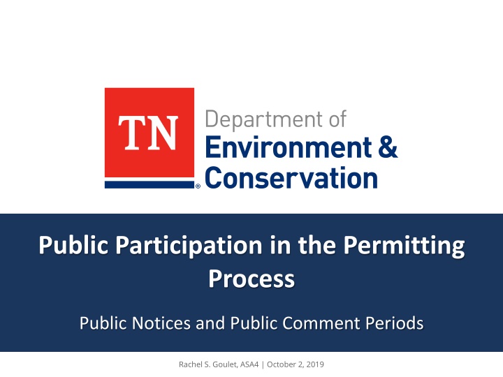 public participation in the permitting process