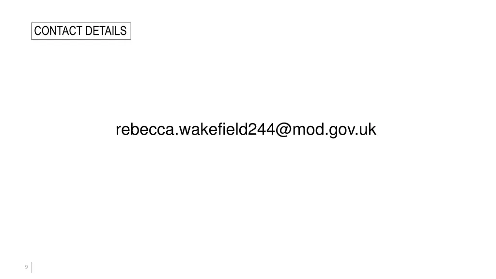 contact details
