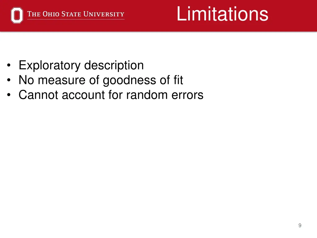 limitations