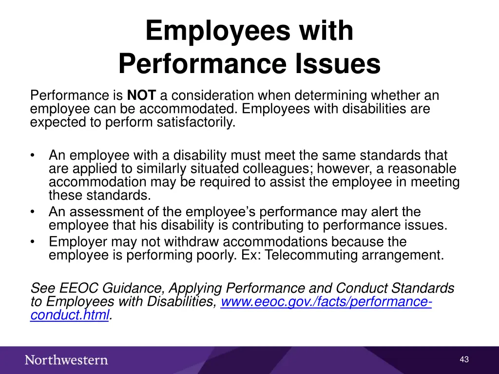employees with performance issues