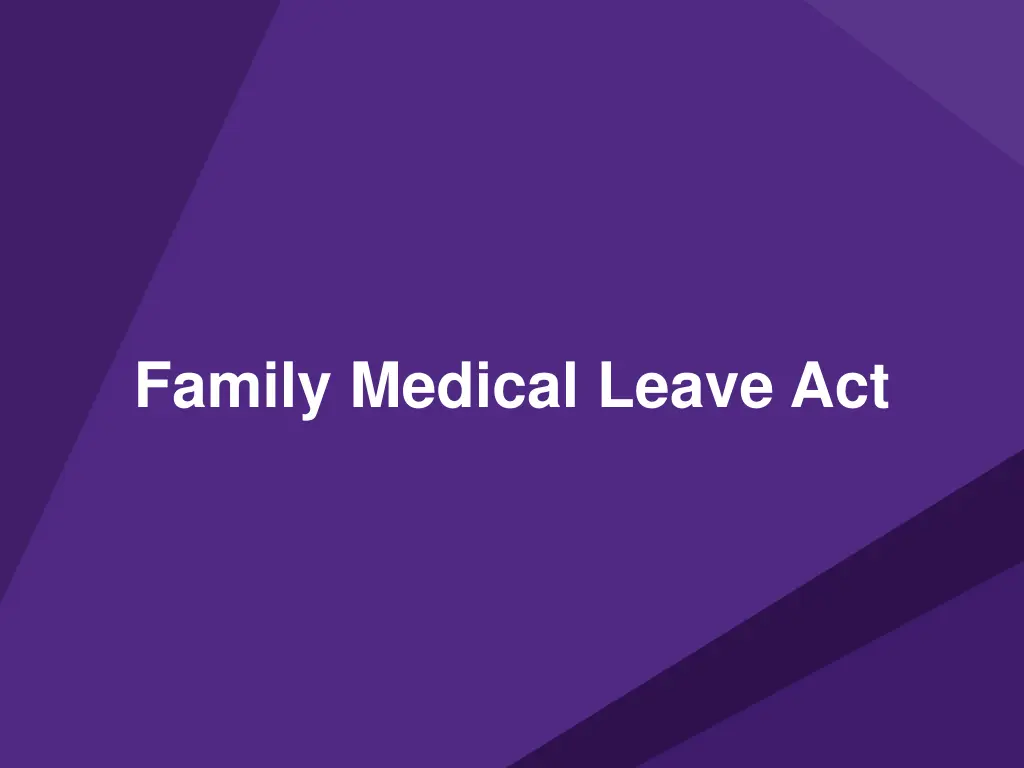 family medical leave act