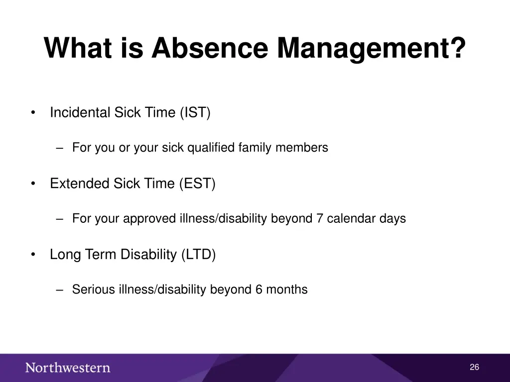 what is absence management