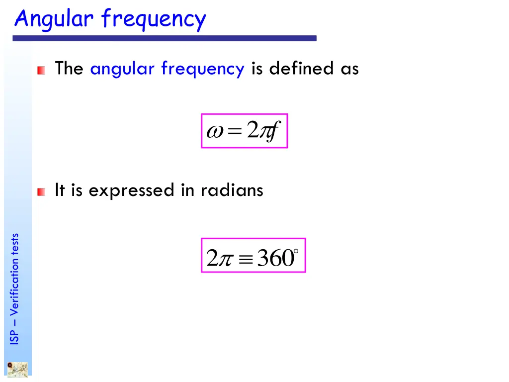 angular frequency