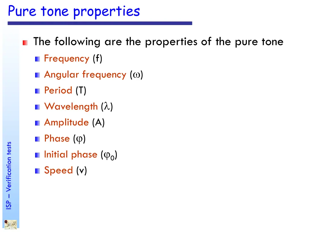 pure tone properties