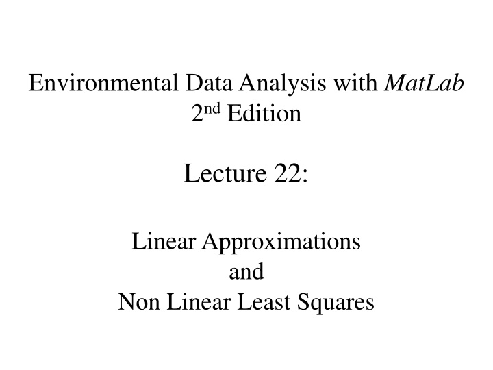 environmental data analysis with matlab