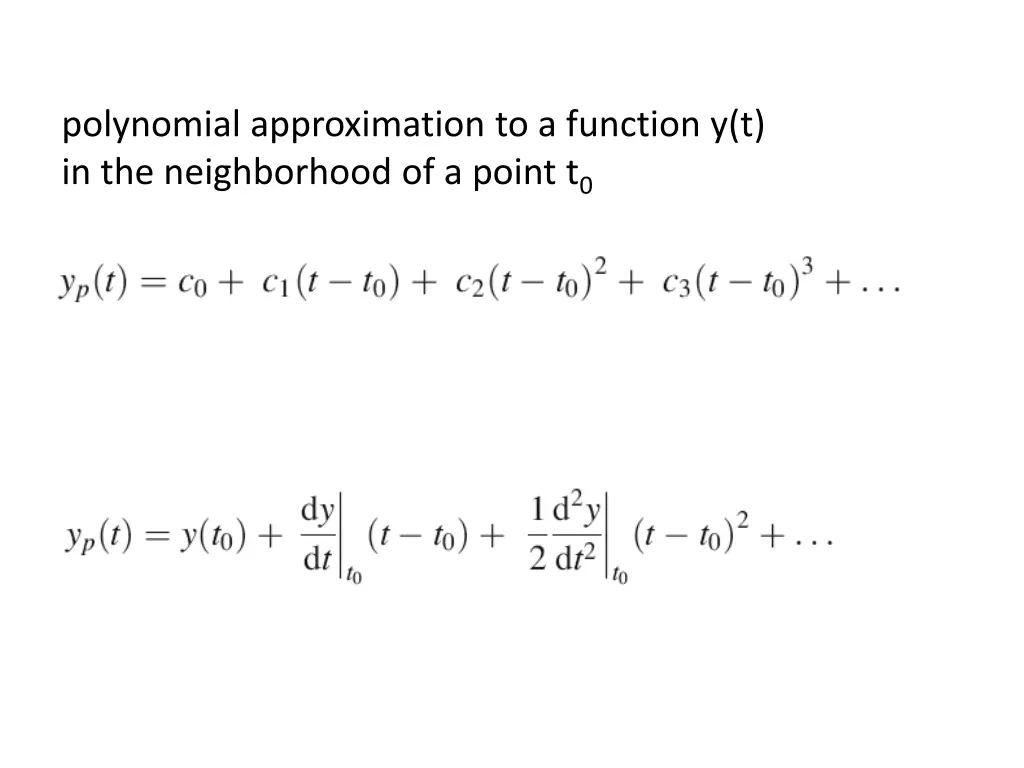 polynomial approximation to a function 3