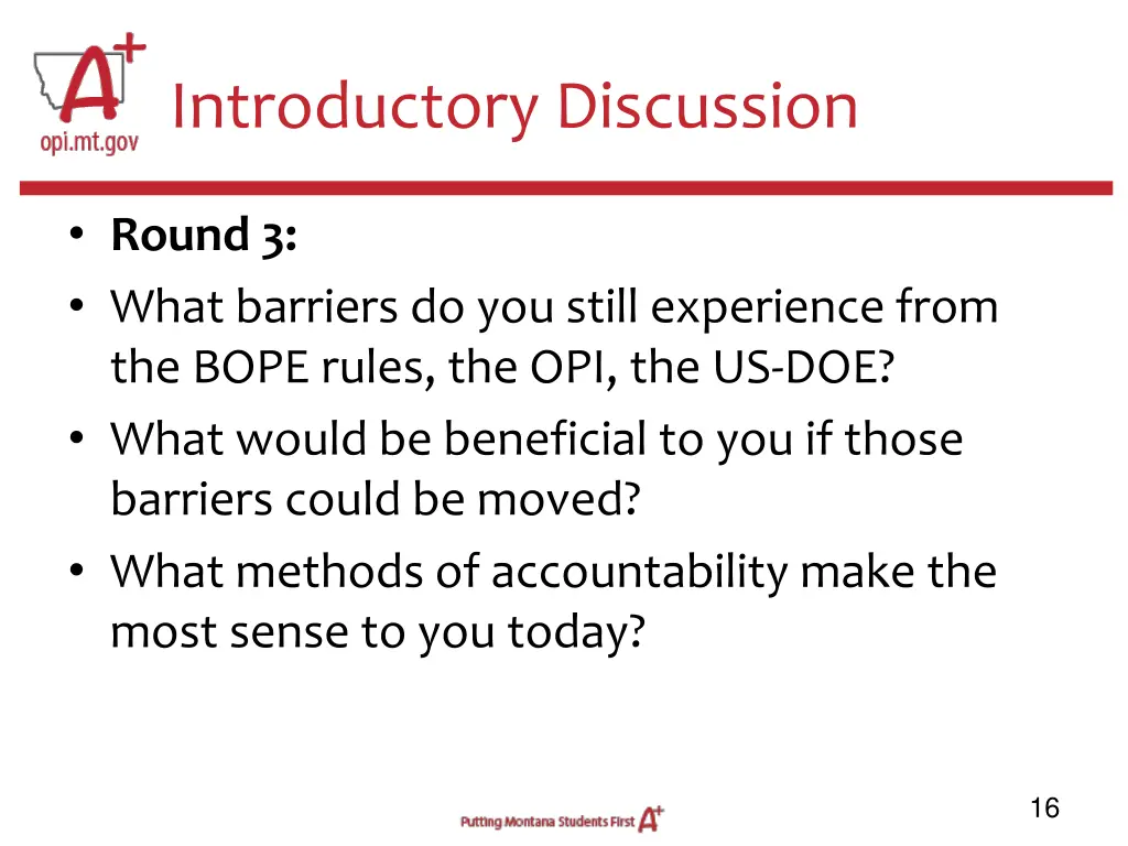 introductory discussion 2
