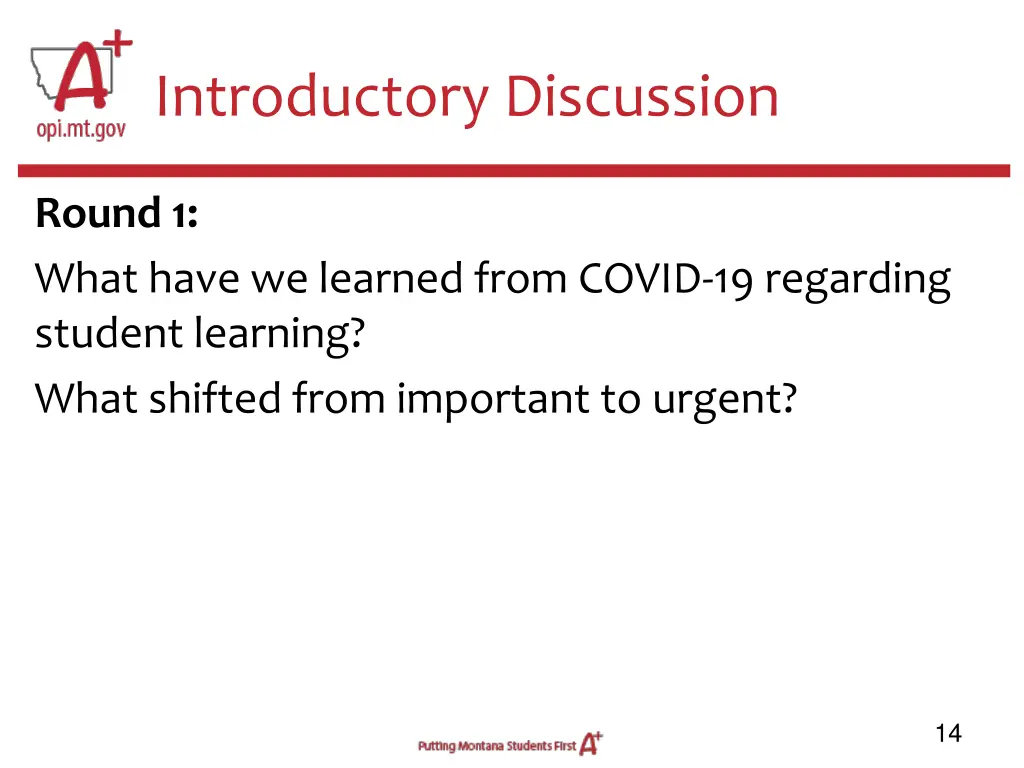 introductory discussion