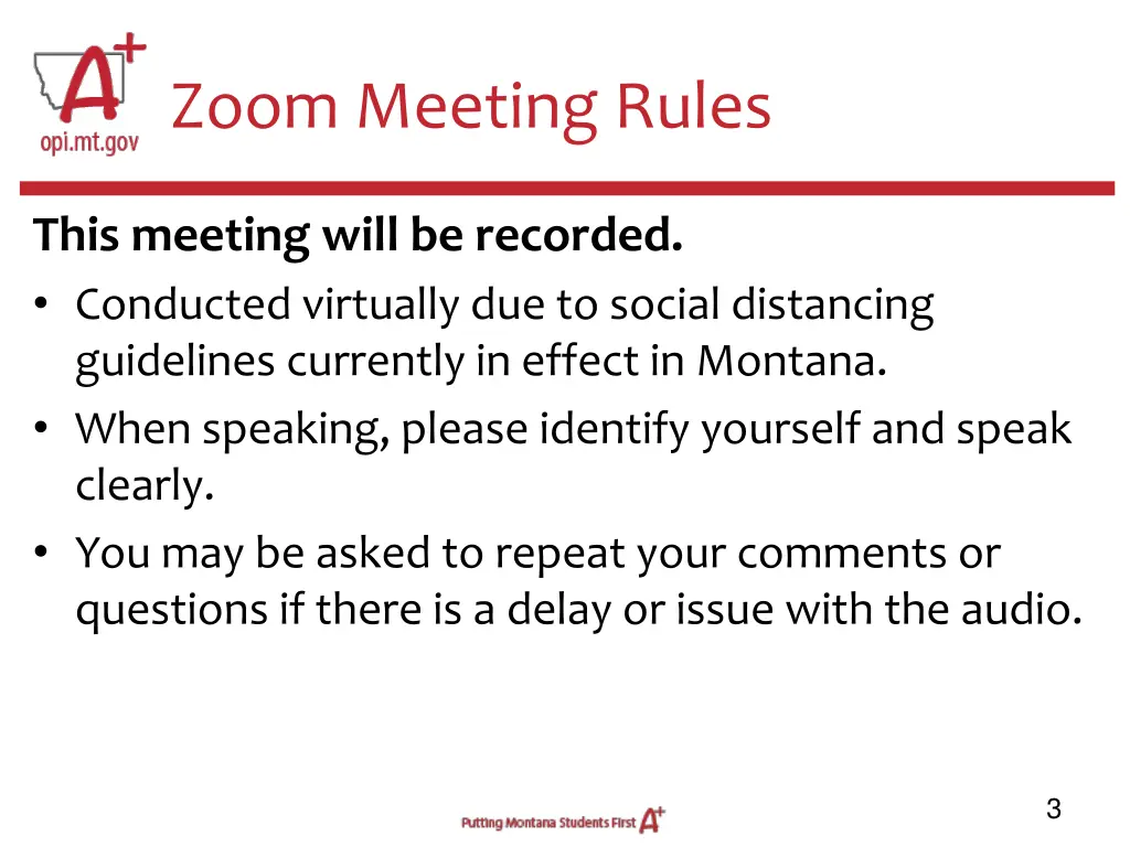 zoom meeting rules