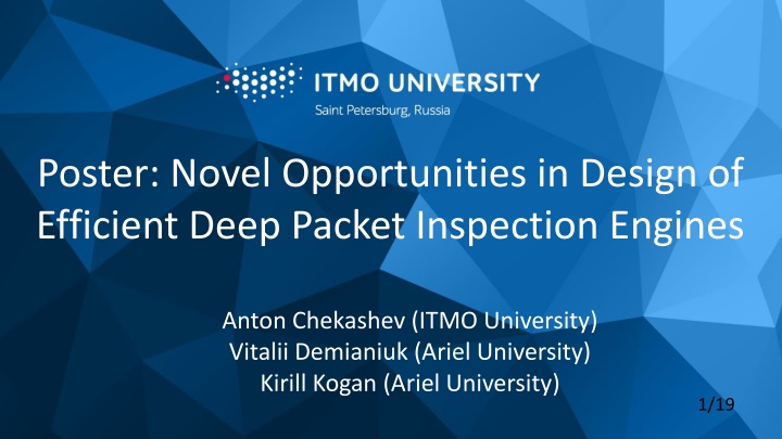 poster novel opportunities in design of efficient