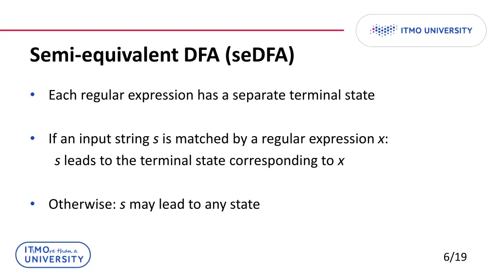 semi equivalent dfa sedfa