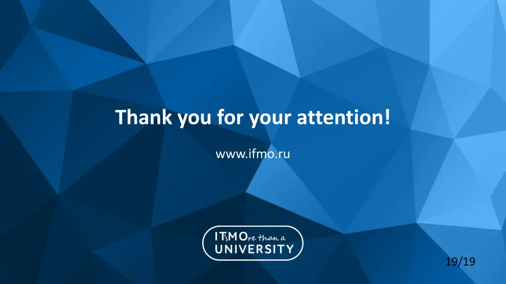 thank you for your attention