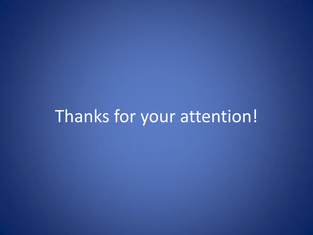 thanks for your attention