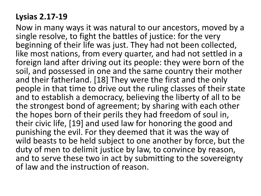 lysias 2 17 19 now in many ways it was natural