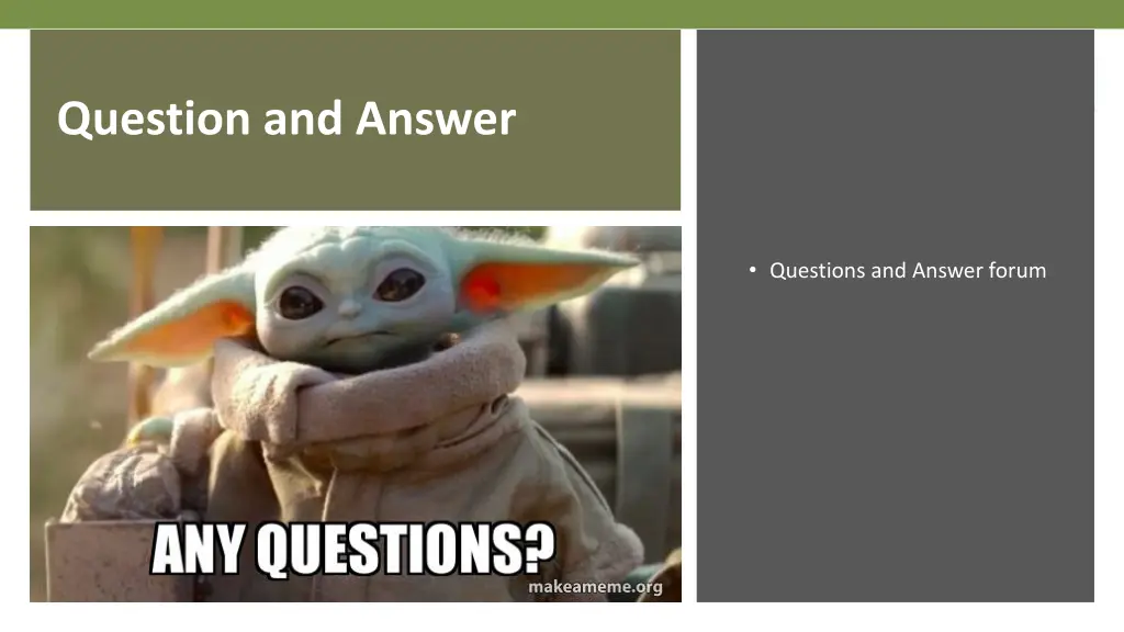 question and answer
