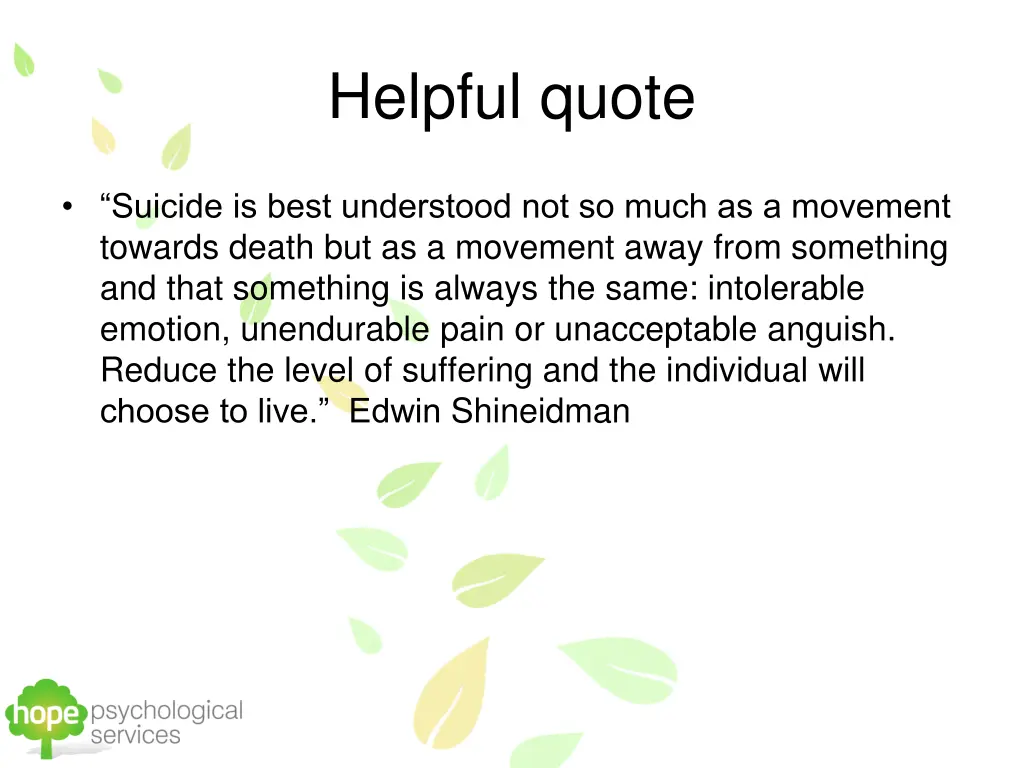 helpful quote