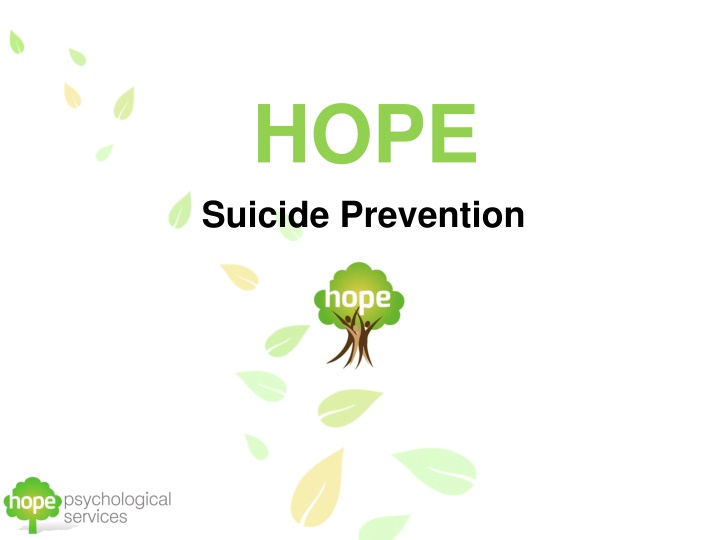hope suicide prevention