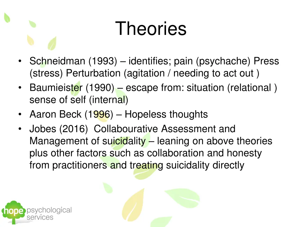 theories