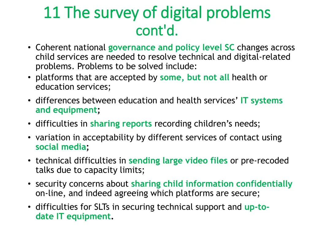 11 the 11 the survey