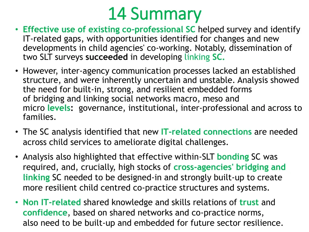 14 summary 14 summary