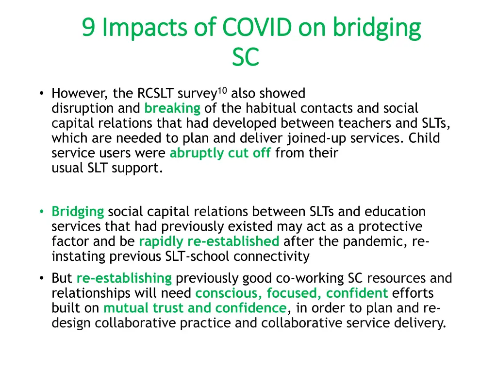 9 impacts of covid on 9 impacts of covid