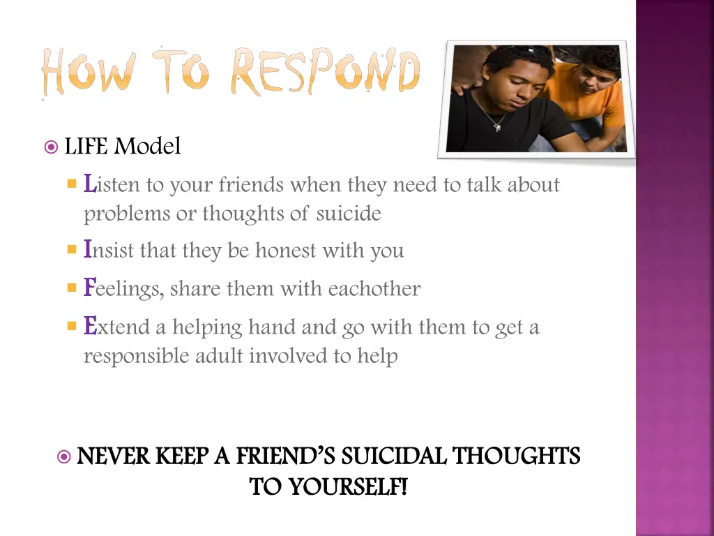 how to respond how to respond