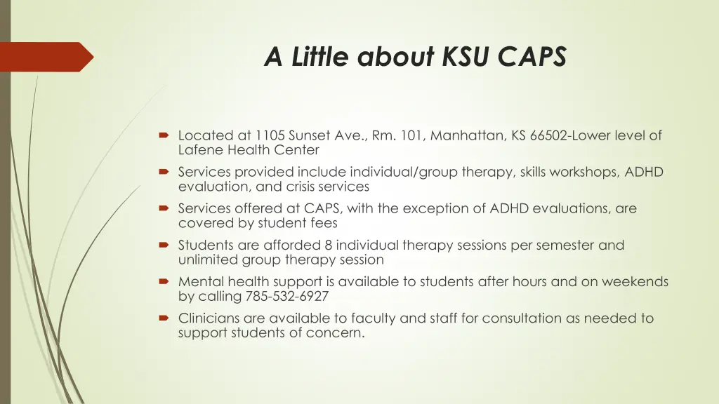 a little about ksu caps
