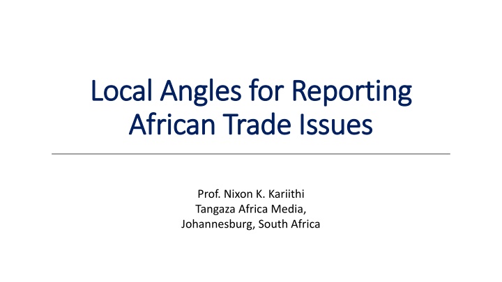 local angles for reporting local angles